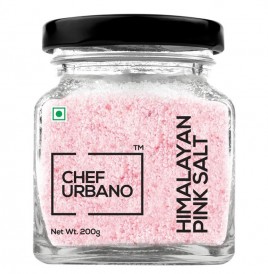Chef Urbano Himalayan Pink Salt   Glass Jar  200 grams